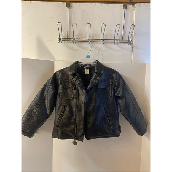 Harley‎ Davison bomber jacket kids 6 HD Wings Logo on Back